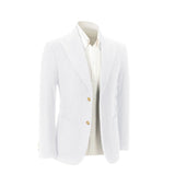 Winter Corduroy Peak Lapel 2 Pieces Men's Suits Jacket+Pants