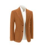 Winter Corduroy Peak Lapel 2 Pieces Men's Suits Jacket+Pants
