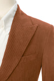 Winter Corduroy Peak Lapel 2 Pieces Men's Suits Jacket+Pants