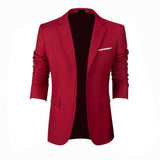 ly1665 Red Two Button Wedding 3 Pieces Slim Fit Men Suits