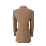 Men's Wool Coat Winter Double Breasted Long Coat