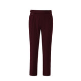 Unique Red Peak Lapel Corduroy Suit 2 Pieces Men's Suits Jacket+Pants