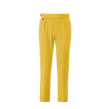 Unique Red Peak Lapel Corduroy Suit 2 Pieces Men's Suits Jacket+Pants