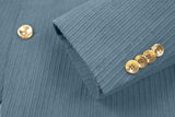 Winter Corduroy Peak Lapel 2 Pieces Men's Suits Jacket+Pants