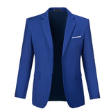 ly1700 Royal Blue Two Button Wedding 3 Pieces Men Suits