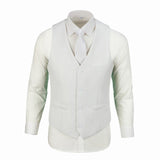 Ivory Men's Vest for Party, Wedding and Business