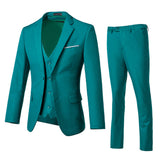 ly1703 Traje de boda de 3 piezas con dos botones y corte ajustado para hombre (MÁS COLORES +)