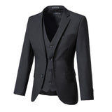 ly1703 Traje de boda de 3 piezas con dos botones y corte ajustado para hombre (MÁS COLORES +)