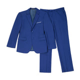 ly1356 Royal Blue Two Button Wedding 2 Pieces Men's Suits Jacket+Pants