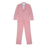 Pink Two Button Wedding 3 Pieces Slim Fit Men Suits