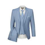 Two Button 3 Pieces Men Suits (MORE COLORS+)