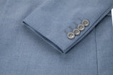 ly1475 Denim Blue Men's Two Button Blazer
