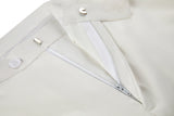 ly1487 Ivory Two Button Wedding 3 Pieces Slim Fit Men Suits