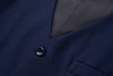 ly1698 Navy Two Button Wedding 3 Pieces Slim Fit Men Suits