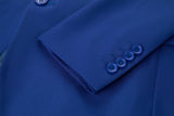 ly1700 Royal Blue Two Button Wedding 3 Pieces Men Suits