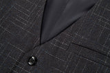 ly1650 Black Plaid Men's Vest for Party, Wedding and Business
