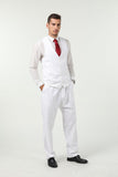 ly1303 Two Button 3 Pieces Slim Fit Men Suits (MORE COLORS+)