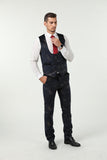 ly1517 New Arrival Navy Unique Patterned Party Banquet 3 Piece Men Suits