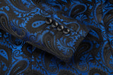 ly1414 Royal Blue Unique Patterned Men's Blazer for Party, Wedding and Business