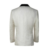 ly1416 White Patterned Men's Prom Blazer Suits