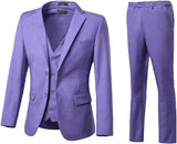 ly1703 Traje de boda de 3 piezas con dos botones y corte ajustado para hombre (MÁS COLORES +)