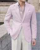 سترة رجالية صيفية خفيفة من قماش السيرسوكر ly1132