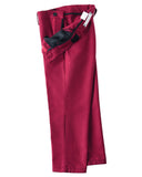 ly1740 Burgundy 4 Piece Boys' Formal Suit Set with Vest Pants Dress Shirt and Tie BS39