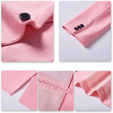 Single-Breasted One Button Center 2 Pieces Men's Suit