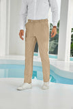 Seersucker Striped Men's Summer Pants