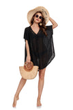 ly1392 Black Fresh Short Sleeve Mini Dress