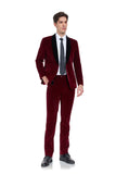 ly1299 Velvet 3 Piece Men's Formal Suits(MORE COLORS+)