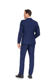 ly1342 Navy Two Button Wedding 2 Pieces Men's Suits Jacket+Pants
