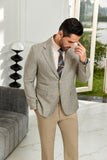 ly1068 Fashion Grey Business Two Button Mens Blazer