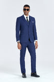 ly1311 Navy Gentleman's Groomsmen Party Business Banquet 3 Piece Men Suits