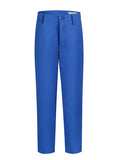 Pantalones de vestir formales para boda de niño en color azul real ly1728