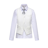 ly1689 White Tuxedo 5 Piece Boys Suits