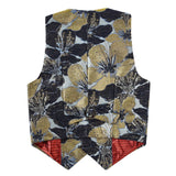 Trajes de fiesta para banquetes de 5 piezas con estampado único en azul y gris ly1437 para niños