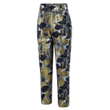 Trajes de fiesta para banquetes de 5 piezas con estampado único en azul y gris ly1437 para niños