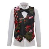 ly1438 بدلة حفلات للأولاد مكونة من 5 قطع ذات نمط فريد باللون الأسود