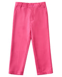 ly1737 Pink 4 Piece Boys' Formal Suit Set with Vest Pants Dress Shirt and Tie BS43