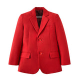 ly1685 Red Kid Boys Formal Classic Suits Set 5 Piece Boys Suits