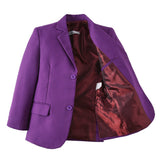 ly1681 Purple Kid Boys Classic 5 Piece Boys Suits
