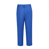 Pantalones de vestir formales para boda de niño en color azul real ly1728