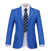Royal Blue Boys Formal Fit Blazer, School Jacket