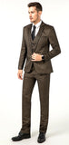 ly1707 بدلة رجالية جديدة فريدة من نوعها للحفلات الرسمية والأعمال مكونة من 5 قطع MS014