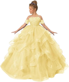 Tulle Flower Girl Dresses for Wedding Lace Applique Princess