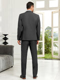 Mens Suit Slim Fit 3 Piece Suit Men Formal Tuxedo Set Casual Wedding Prom Groom Suits