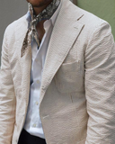 سترة رجالية صيفية خفيفة من قماش السيرسوكر ly1132