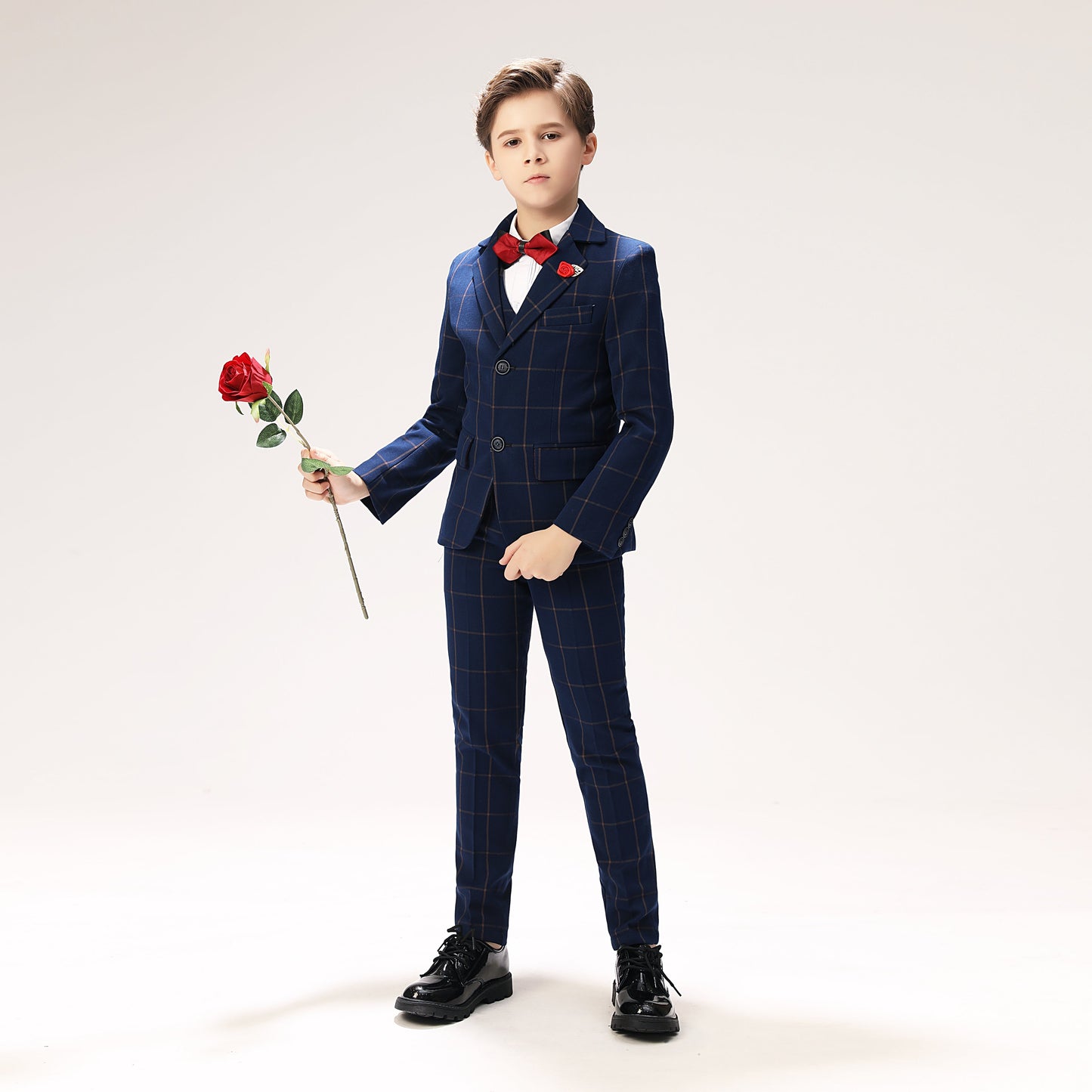 ly1245 Formal Page Boy Colorful 5 Piece Boys Suits