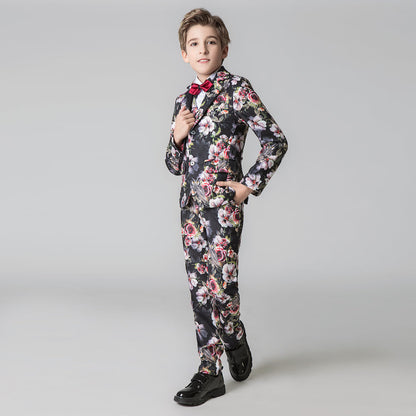 ly1208 Unique Design Slim Fit Modern 5 Piece Boys Suits